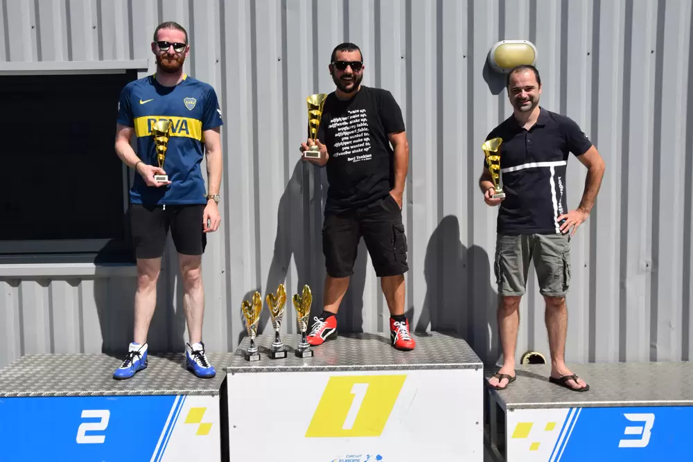 les 3 vainqueurs de la course du 11 août 202