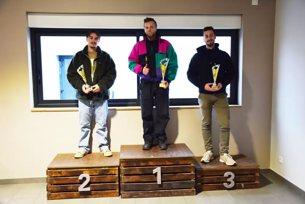 les 3 vainqueurs de la Winter Cup du 8 février 202