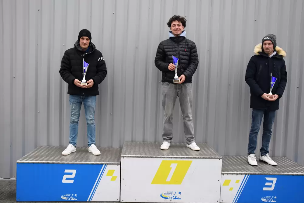 les 3 vainqueurs de la Winter Cup du 21 décembre 202